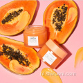 Aangepaste LOGO Papaya Face Cream Vegan gezichtsmake-up Vitamine C Papaya Cleansing Makeup Remover Balm